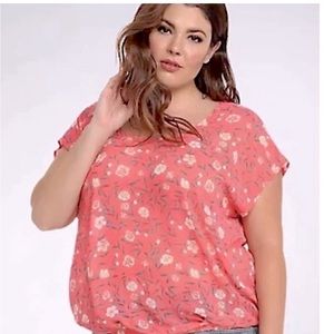 Coal Floral Torrid Top